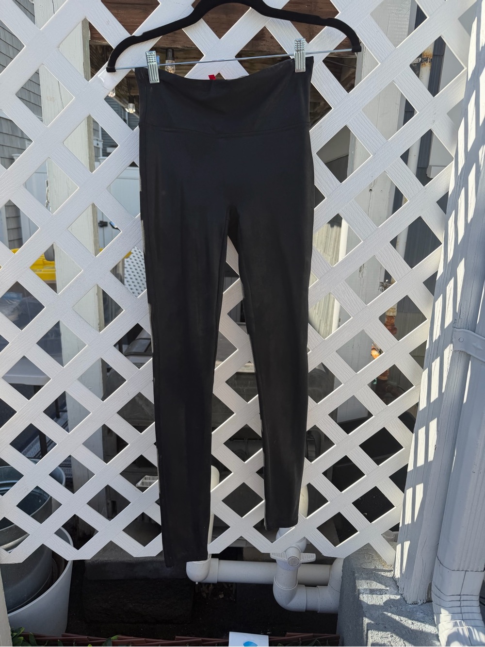 SPANXshape Faux Leather Leggings